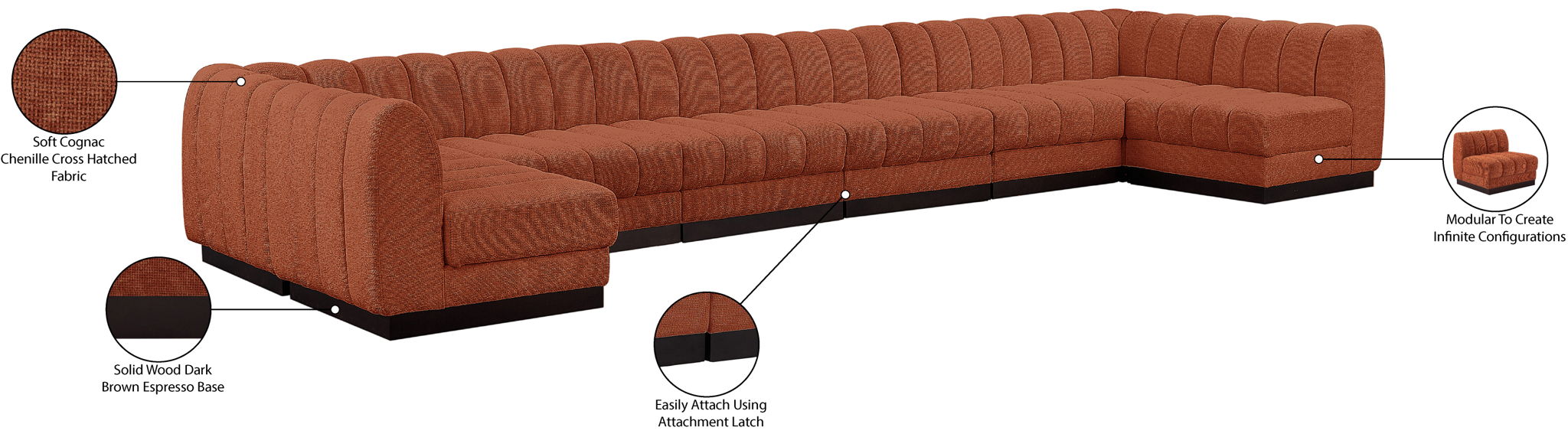 Quinn - 8 Piece Modular Sectional