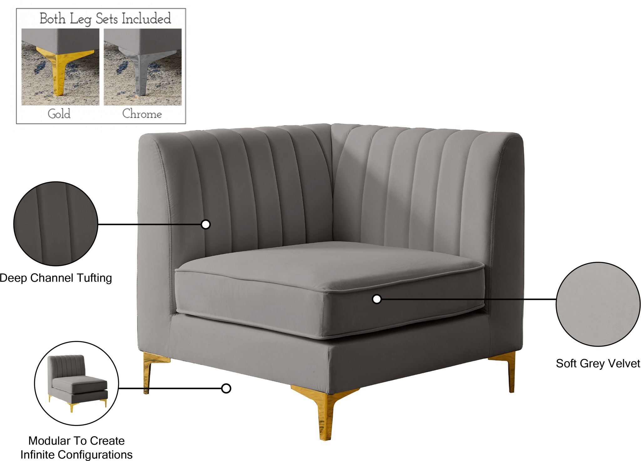 Alina - Corner Chair