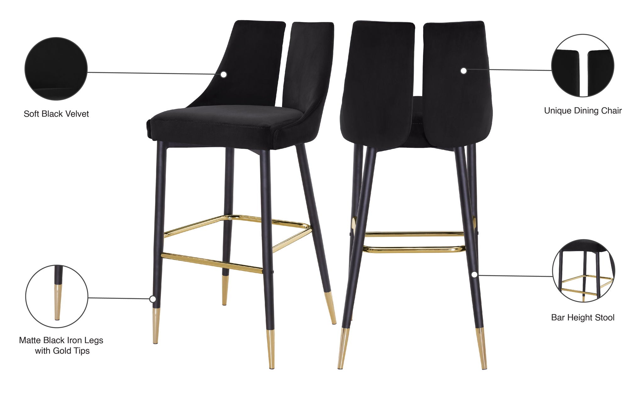 Sleek - Stool (Set of 2)
