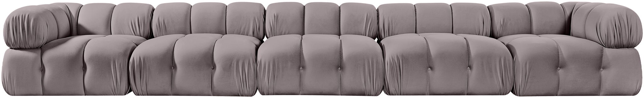 Orin - Fabric Velvet 5 Piece Modular Sofa