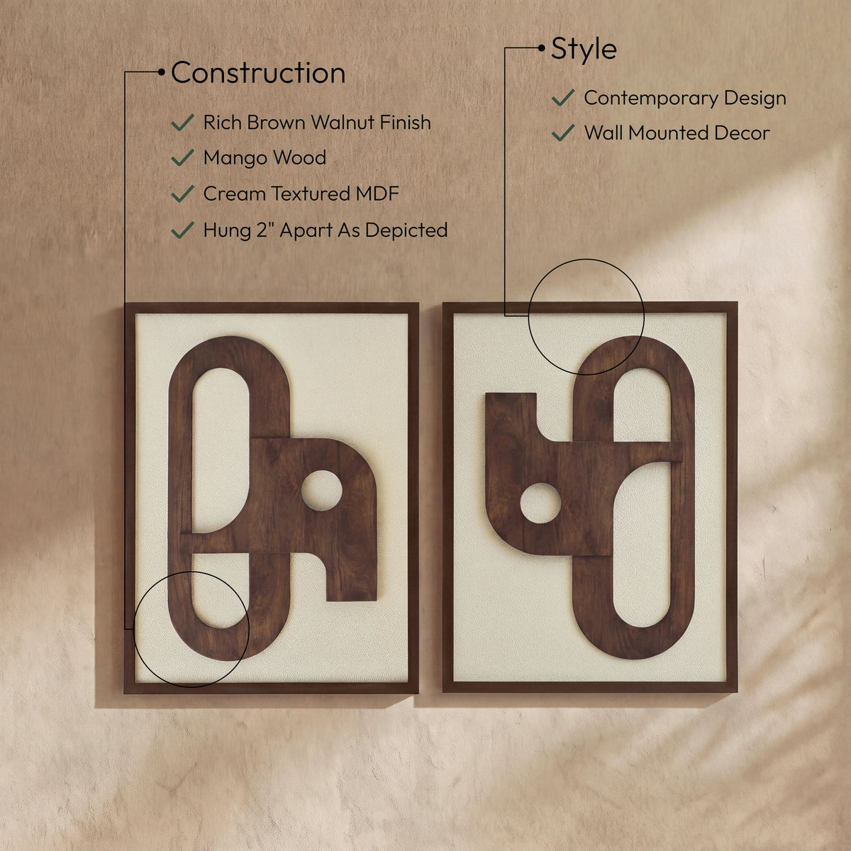 Arid - 74" x 48" Piece Wall Art