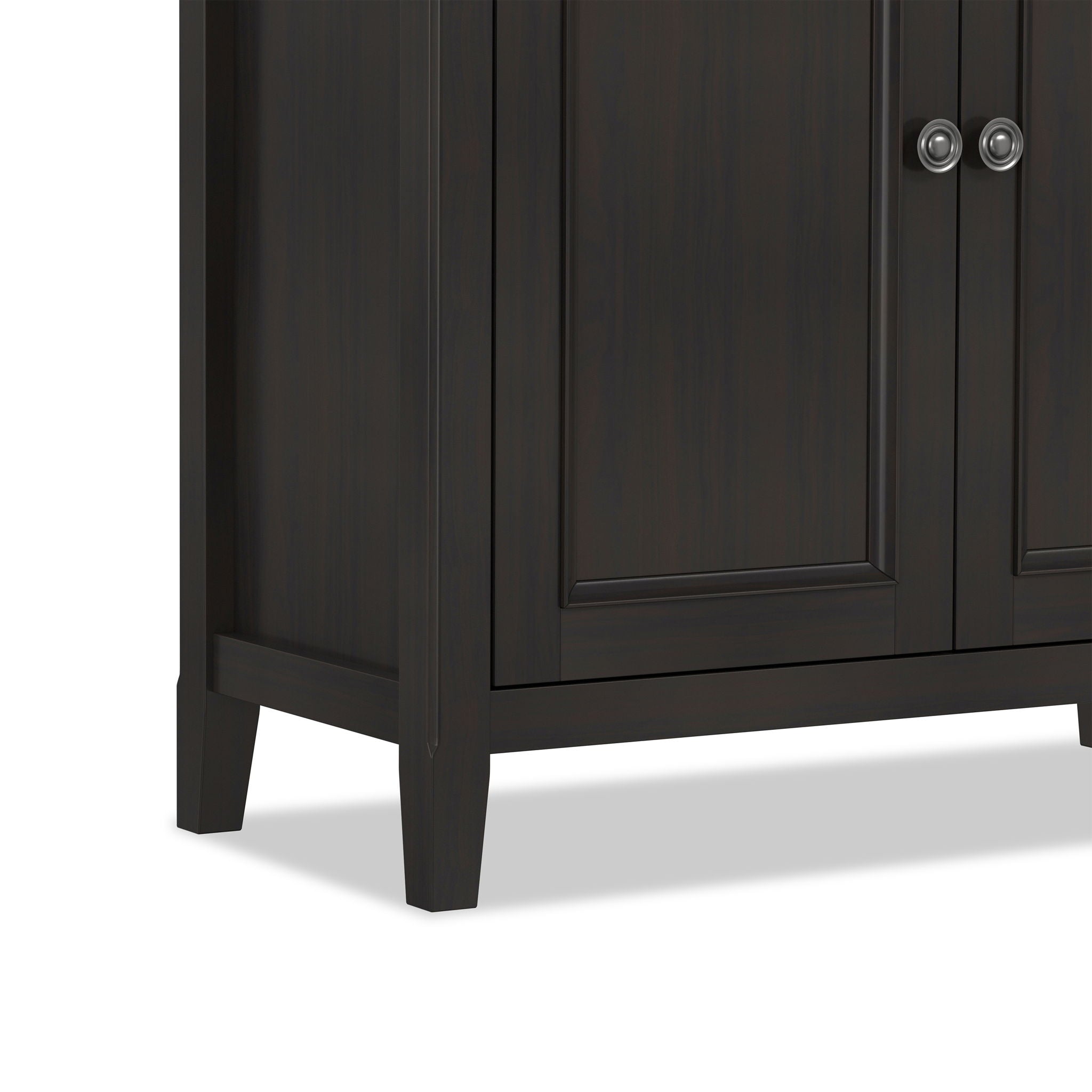 Amherst - 2 Door Storage Cabinet & Adjustable Shelving - Brown