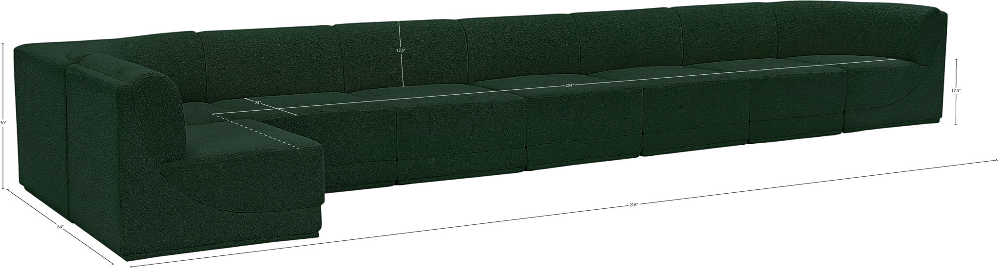 Ollie - 8 Piece Modular Sectional