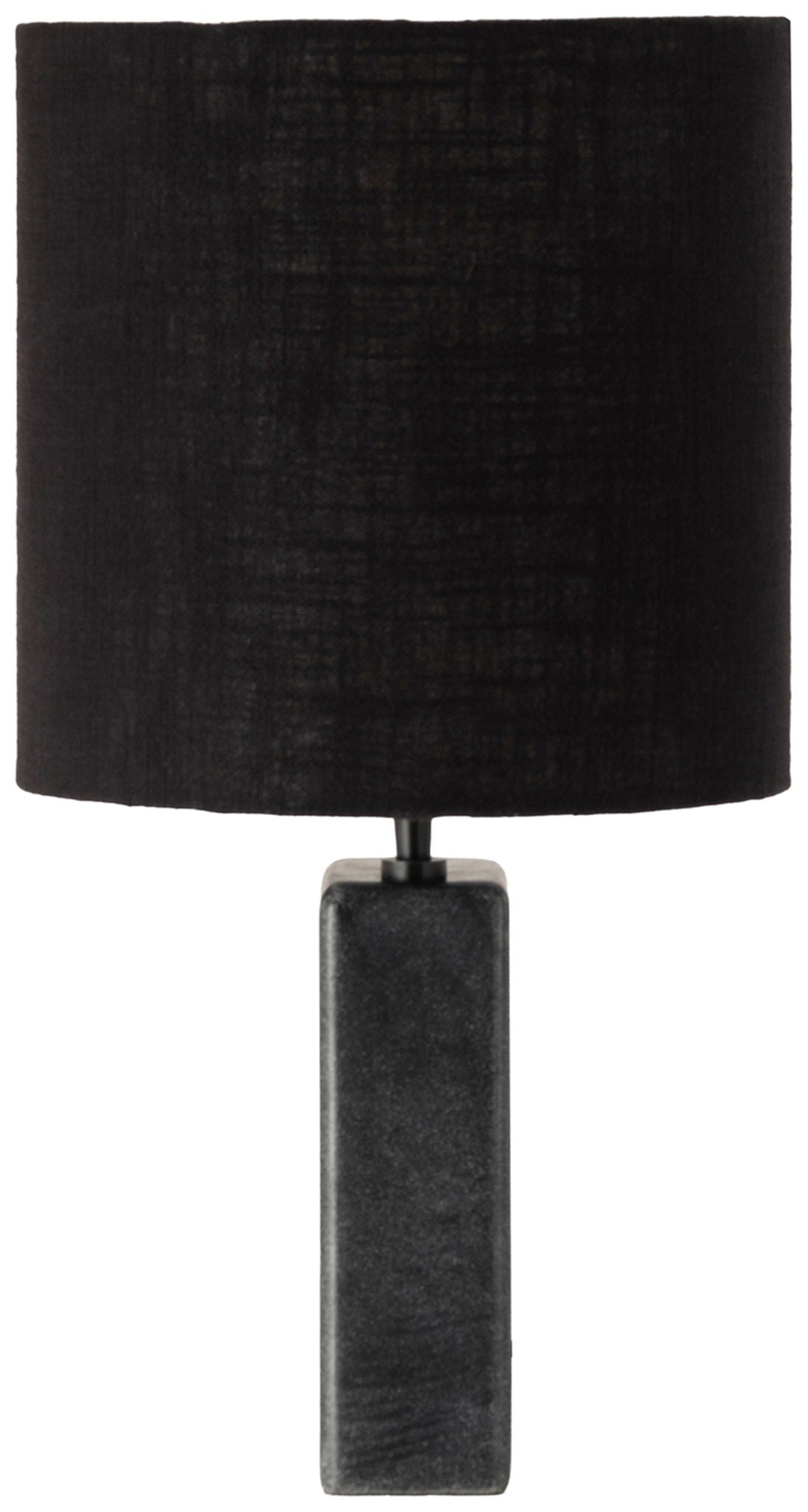 Vellum - Genuine Marble Base And Linen Textured Fabric Shade Table Lamp