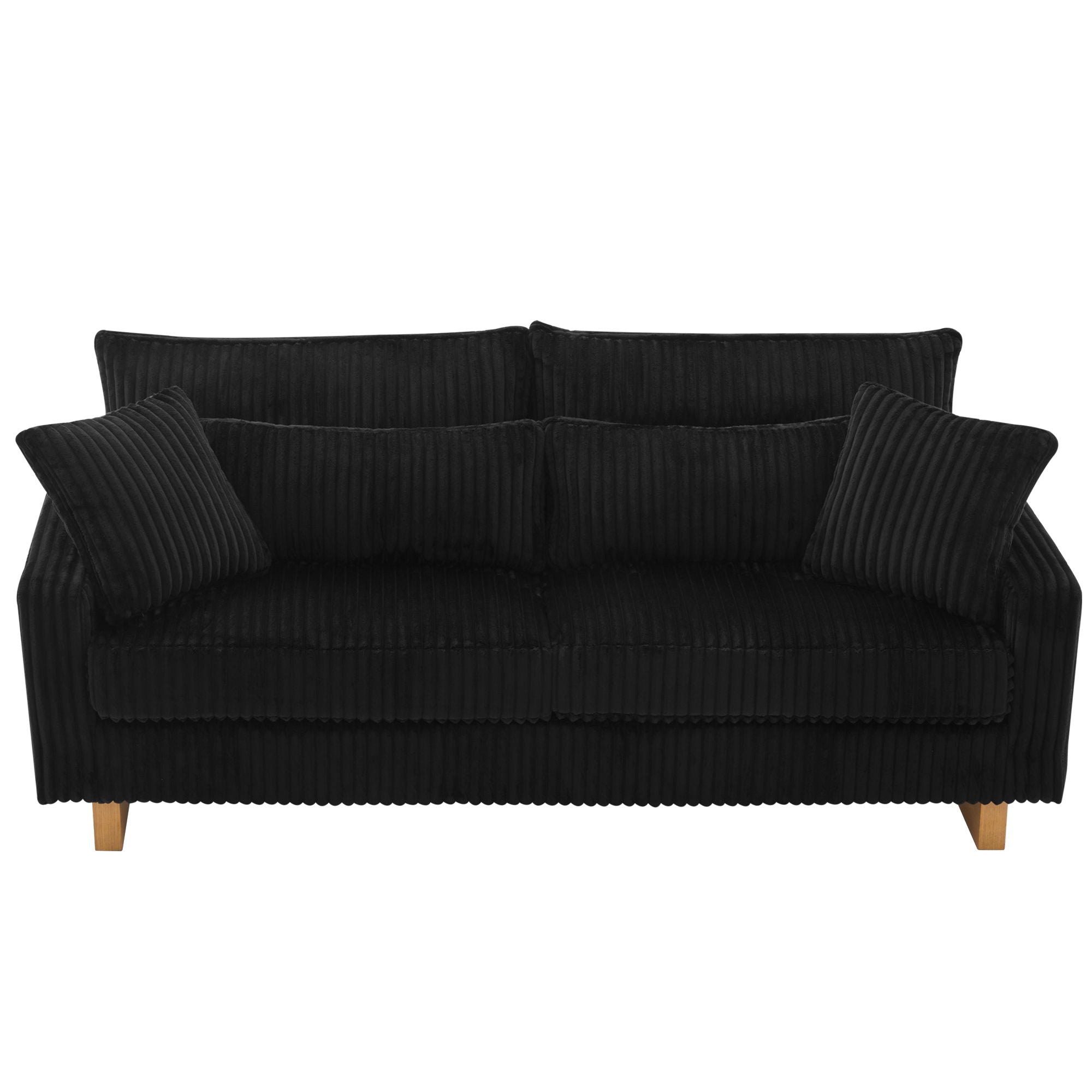 Modern Loveseat Sofa With 4 Pillows