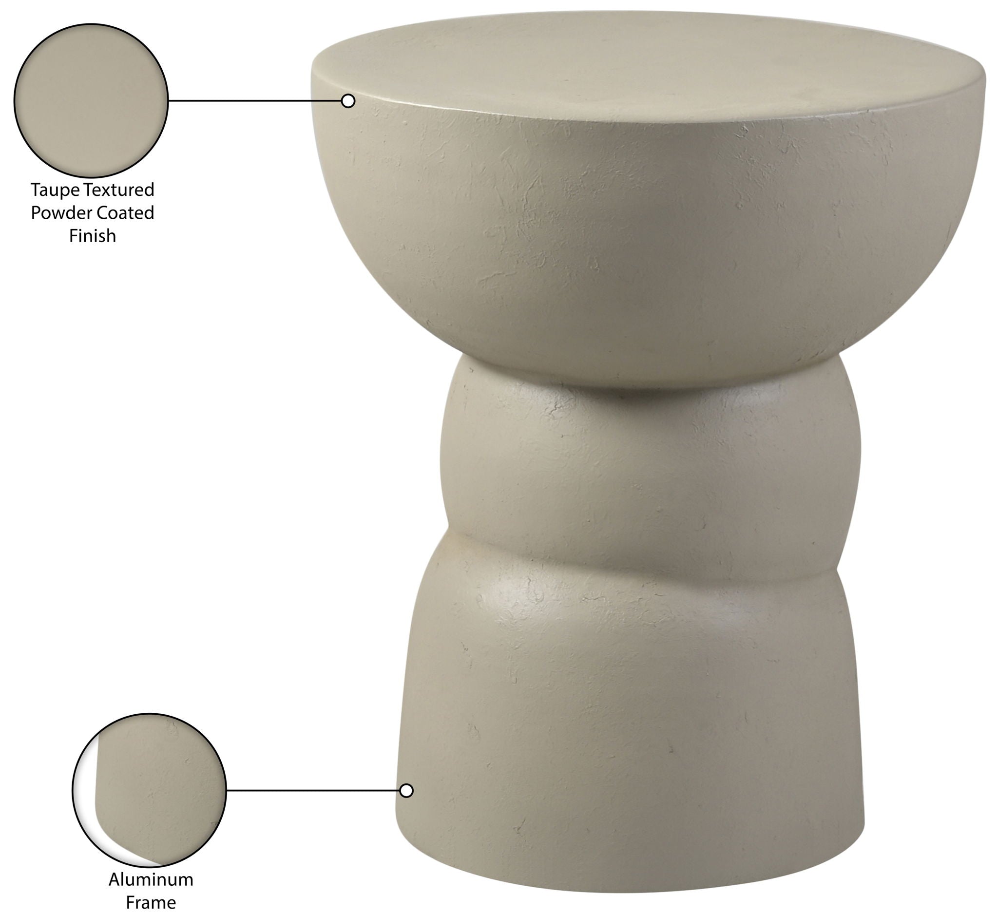 Collins - Aluminum Table