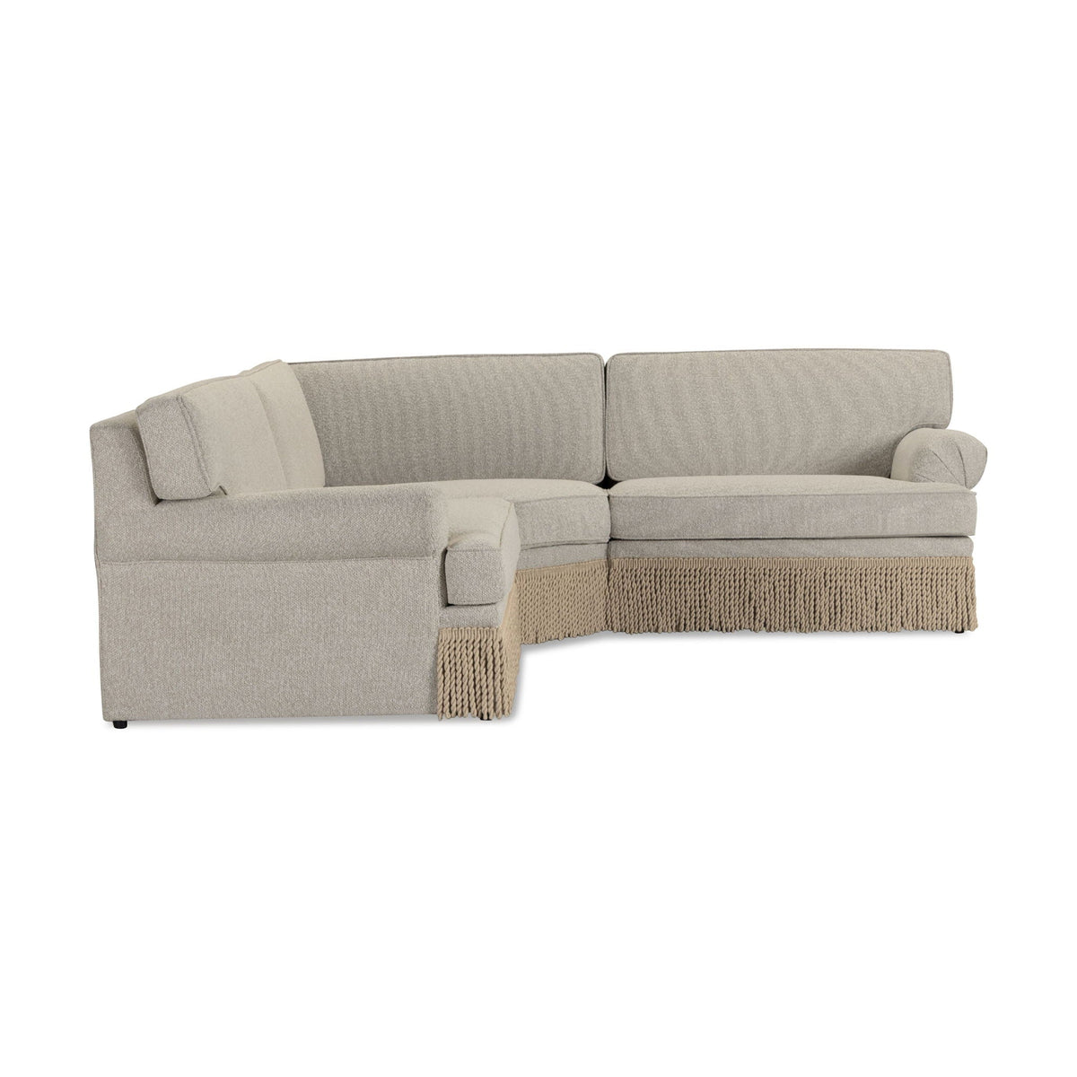 Yvette Warm Gray Boucle Sectional