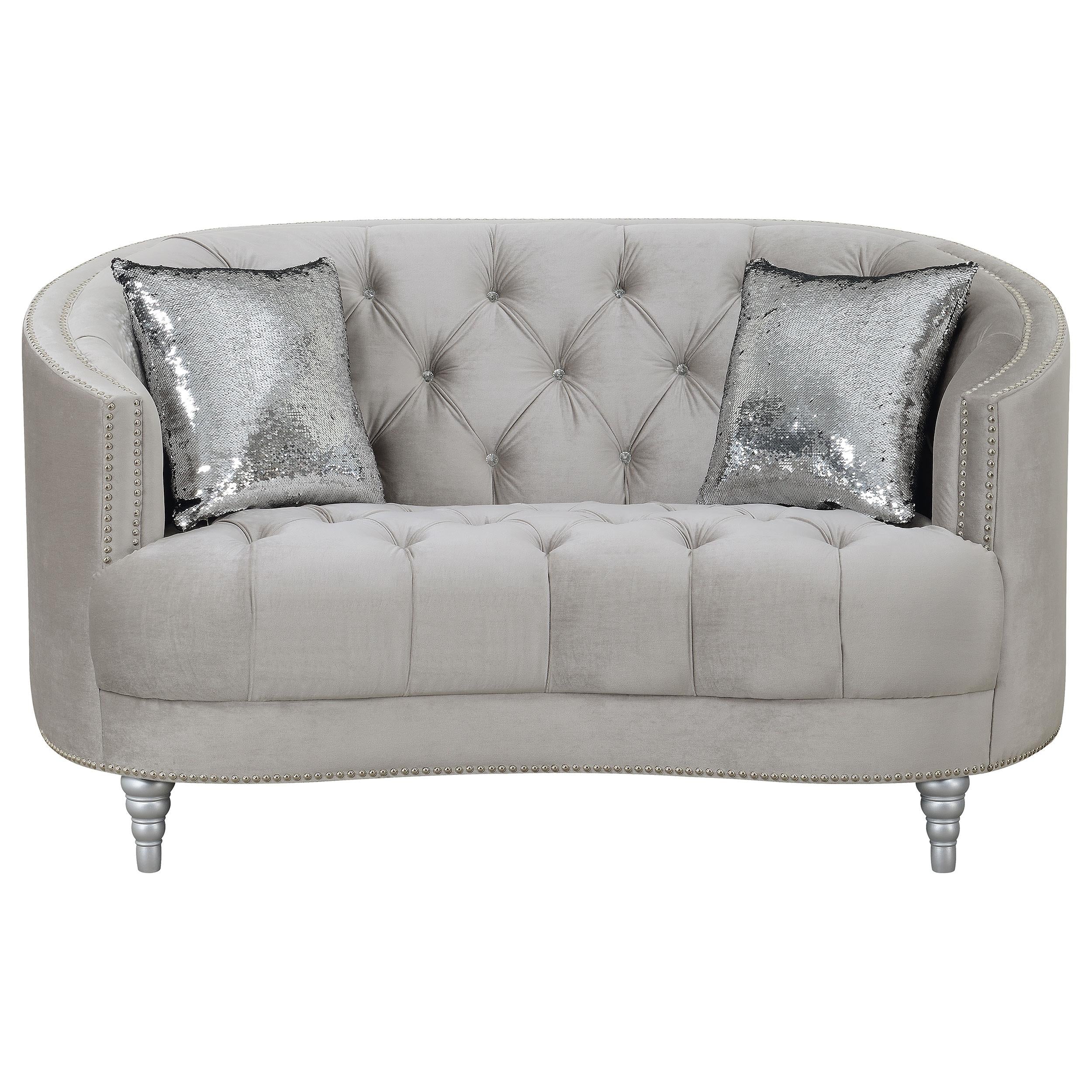 Coaster Furniture Avonlea Stationary Fabric Loveseat 508462 IMAGE 2