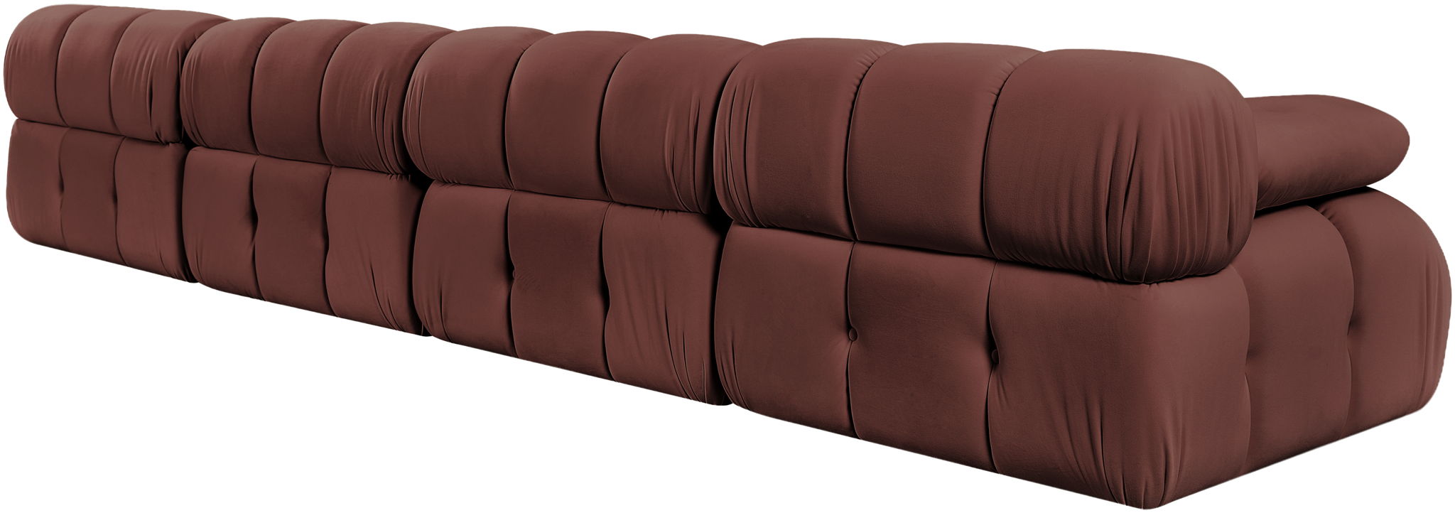 Orin - Velvet 4 Piece Modular Sofa
