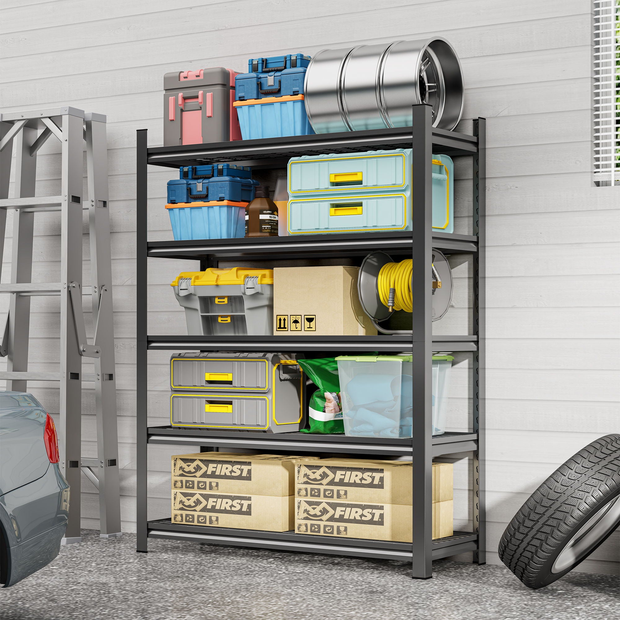 Adjustable Height Storage Rack