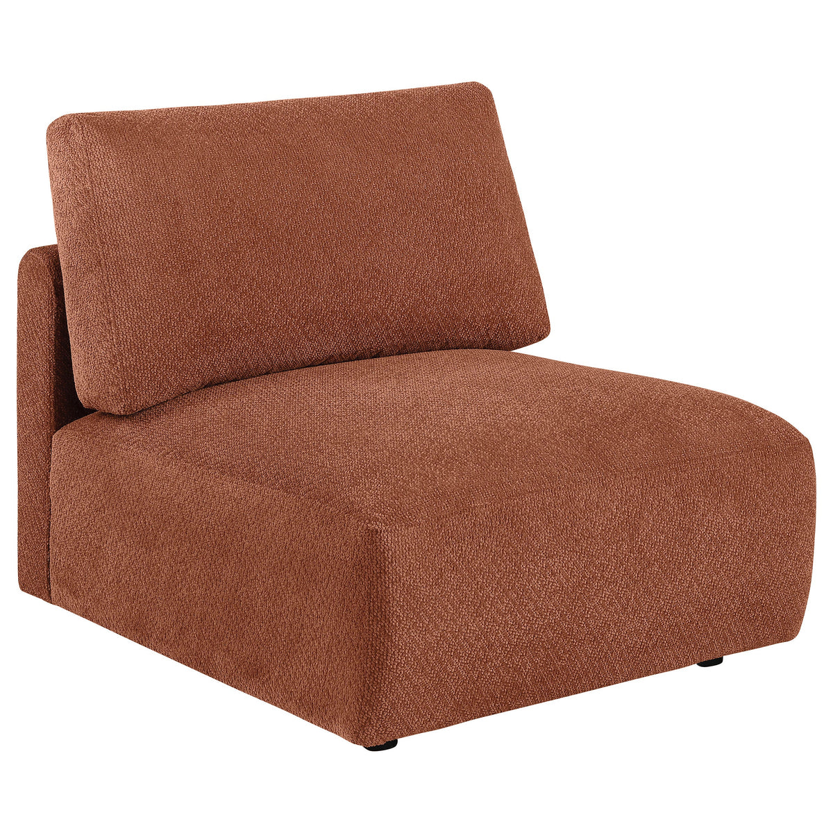 Elysia 6-piece Fabric Upholstered Modular Sectional Sofa Coral