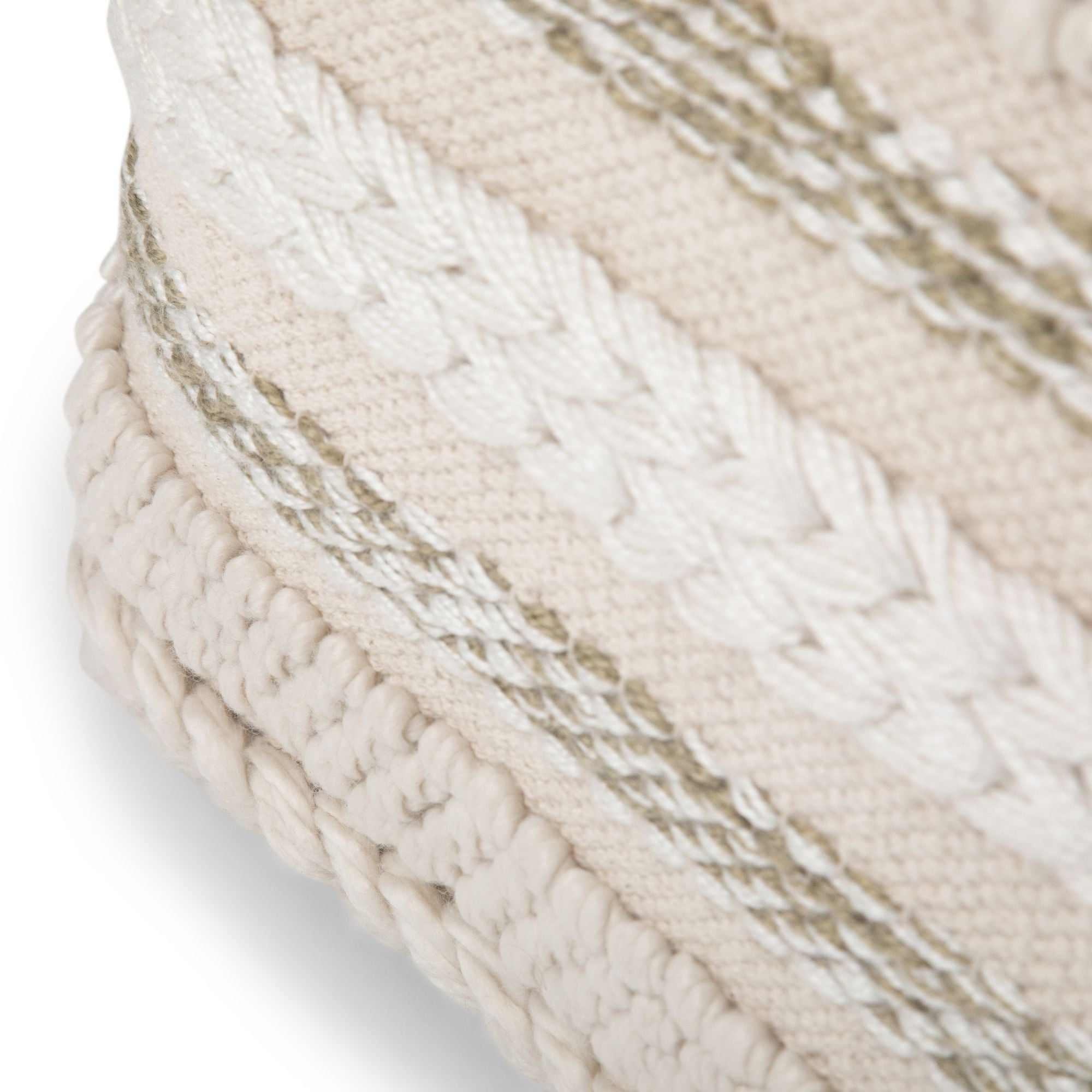 Sommer - Square Pouf - Off White