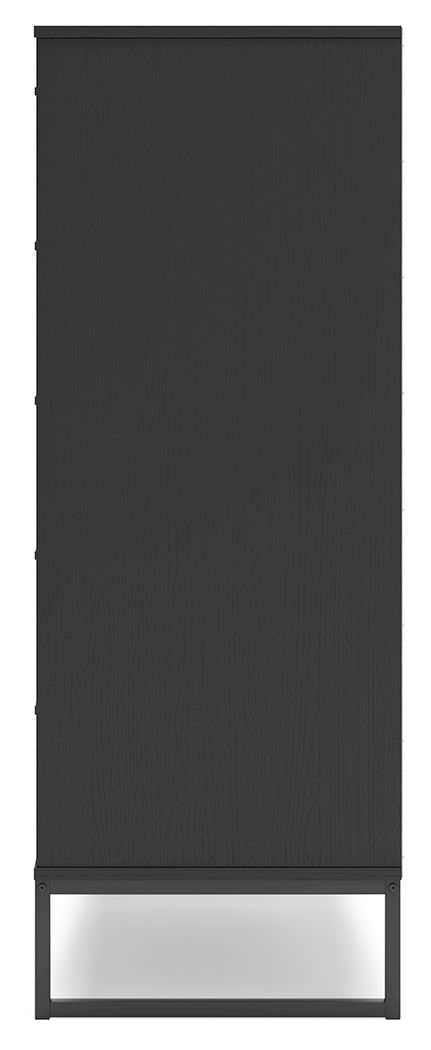 Socalle - Five Drawer Chest - Black