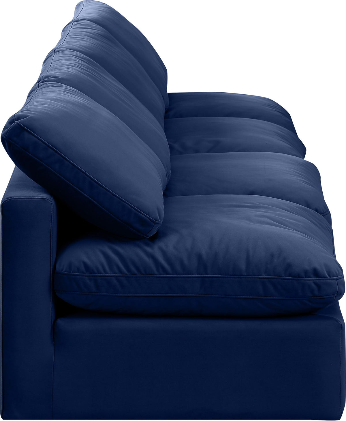 Indulge - Velvet 4 Seat Modular Armless Sofa