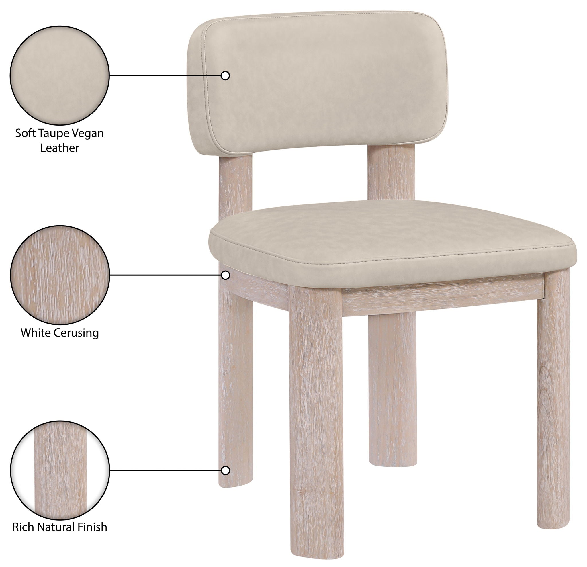 Paloma - Faux Leather Upholstered Dining Chair (Set of 2)
