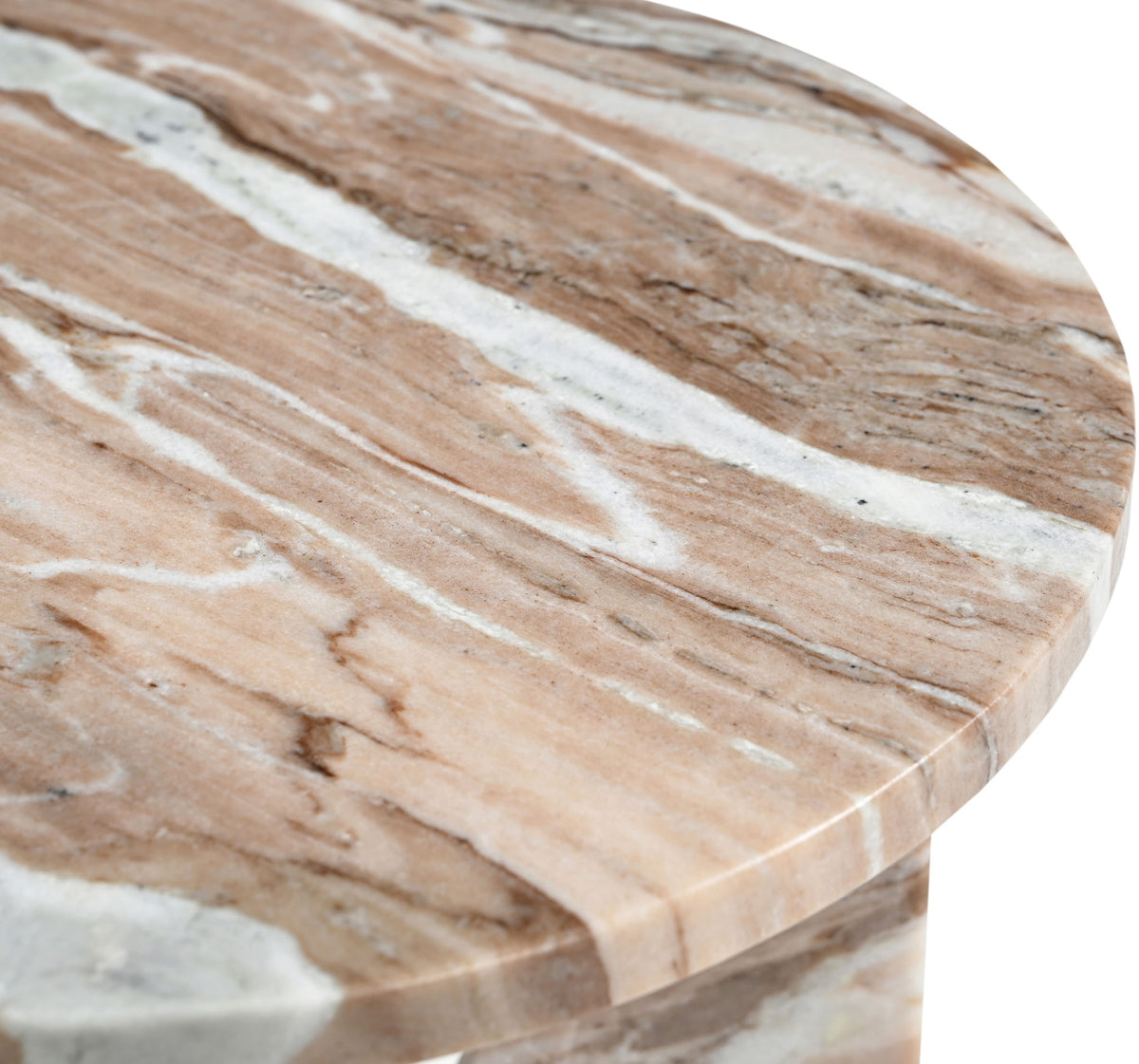 Alba - Genuine Marble End / Side Table