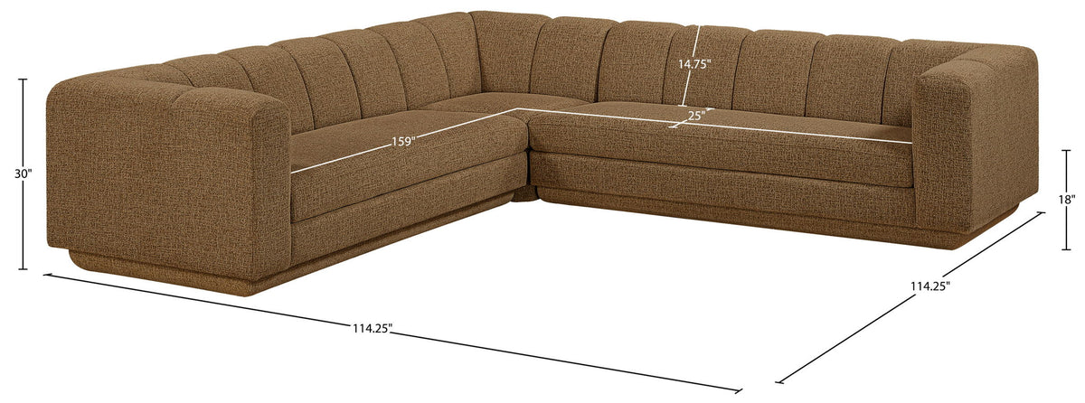 Modari - Sectional - Brown