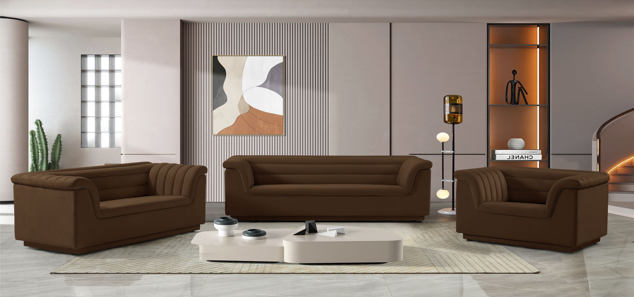 Cascade - Velvet Loveseat