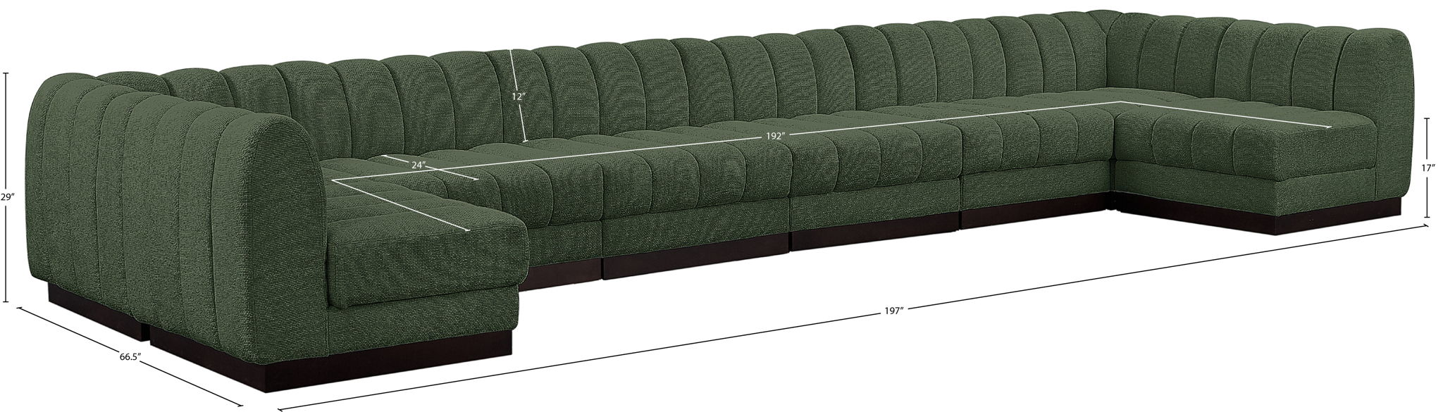 Quinn - 8 Piece Modular Sectional