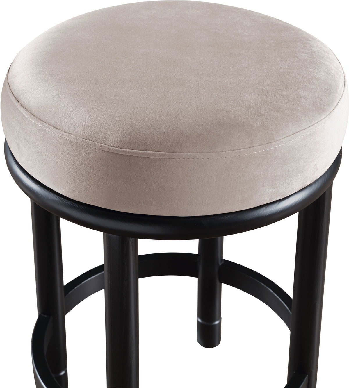 Monette - Counter Stool With Black Base