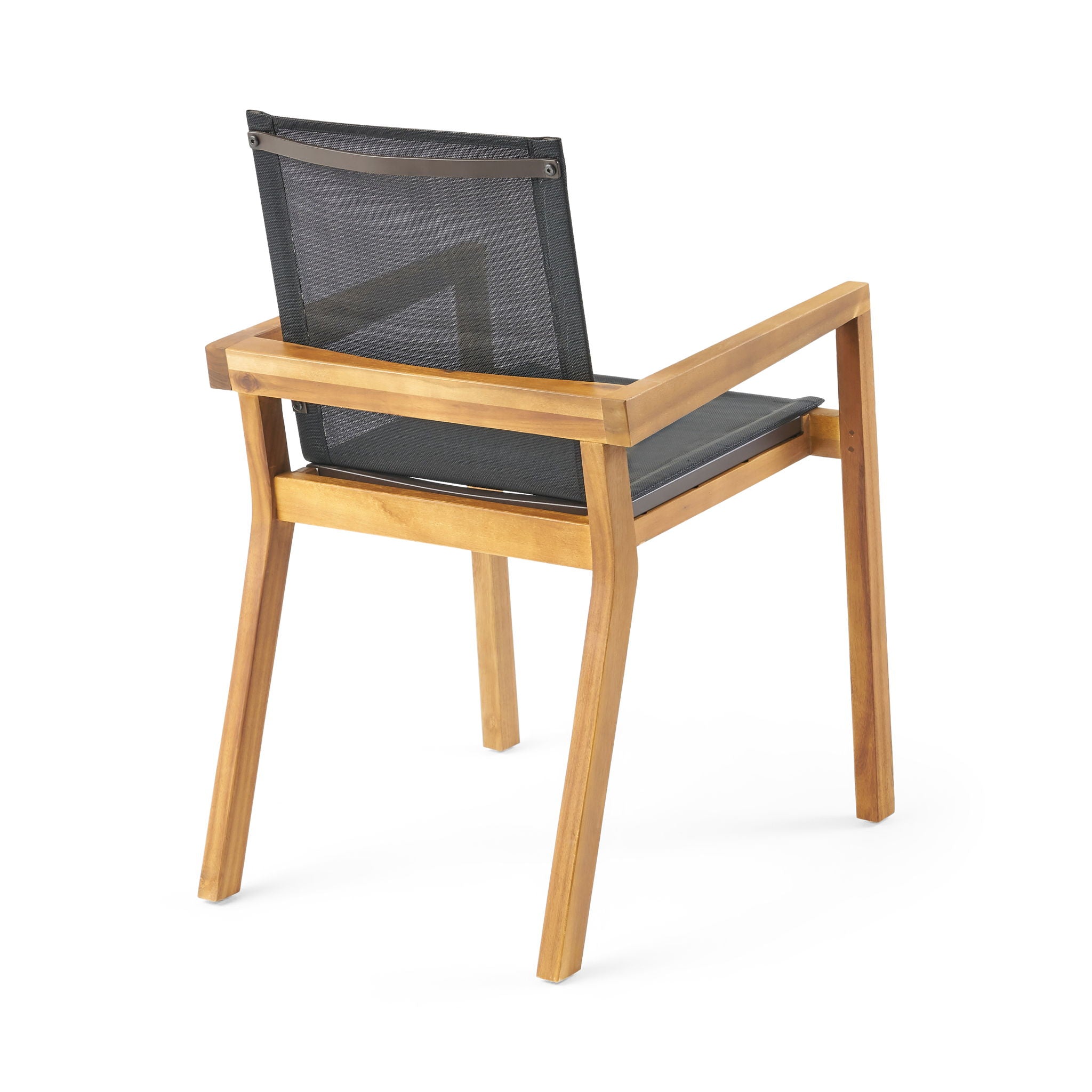Belfast - Dining Chair With Acacia Wood Frame And Seating (Set of 2)