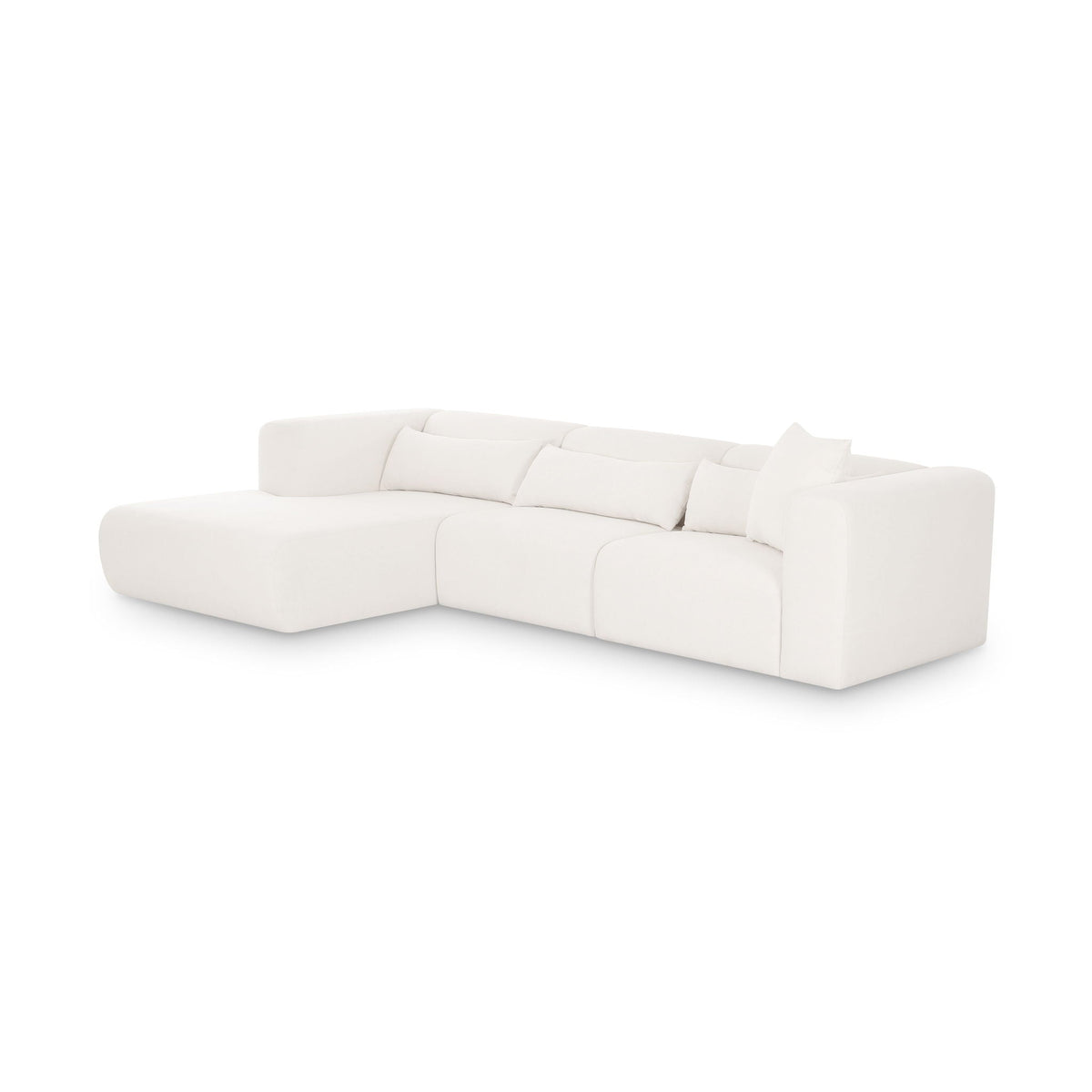 Tarra Cream Chenille Modular Sectional