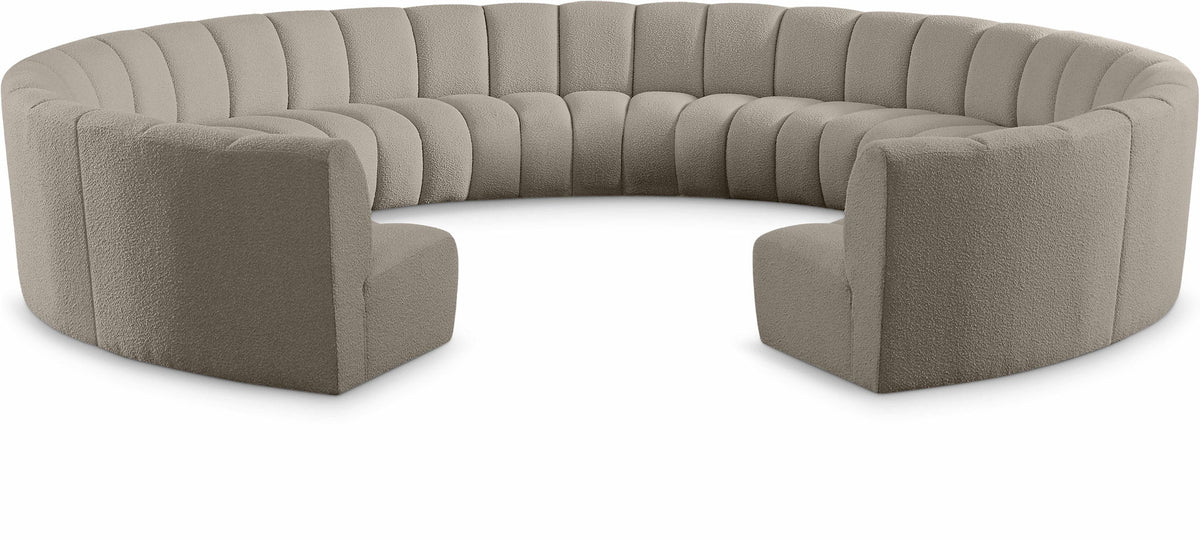 Infinity - 11 Piece Boucle Modular Sectional