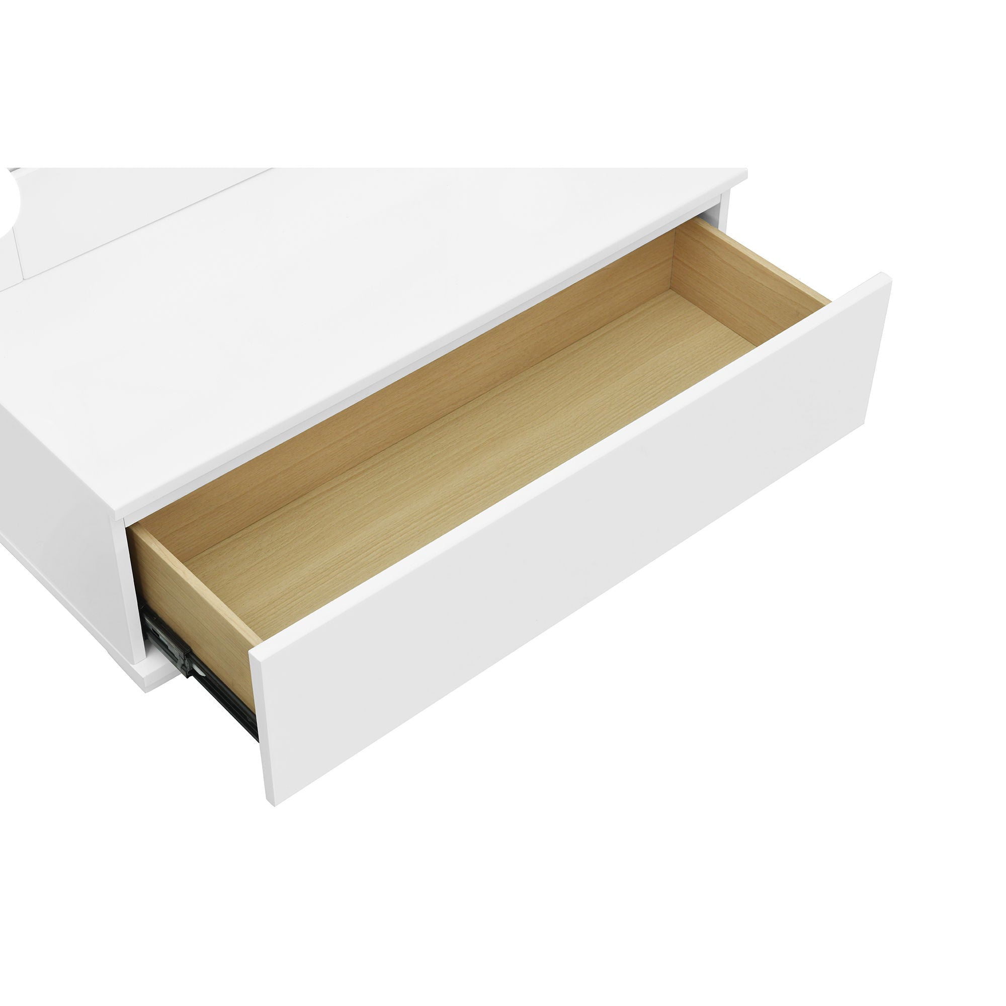 Elisa - Narrow Tall Mirror With Speaker And Drawer