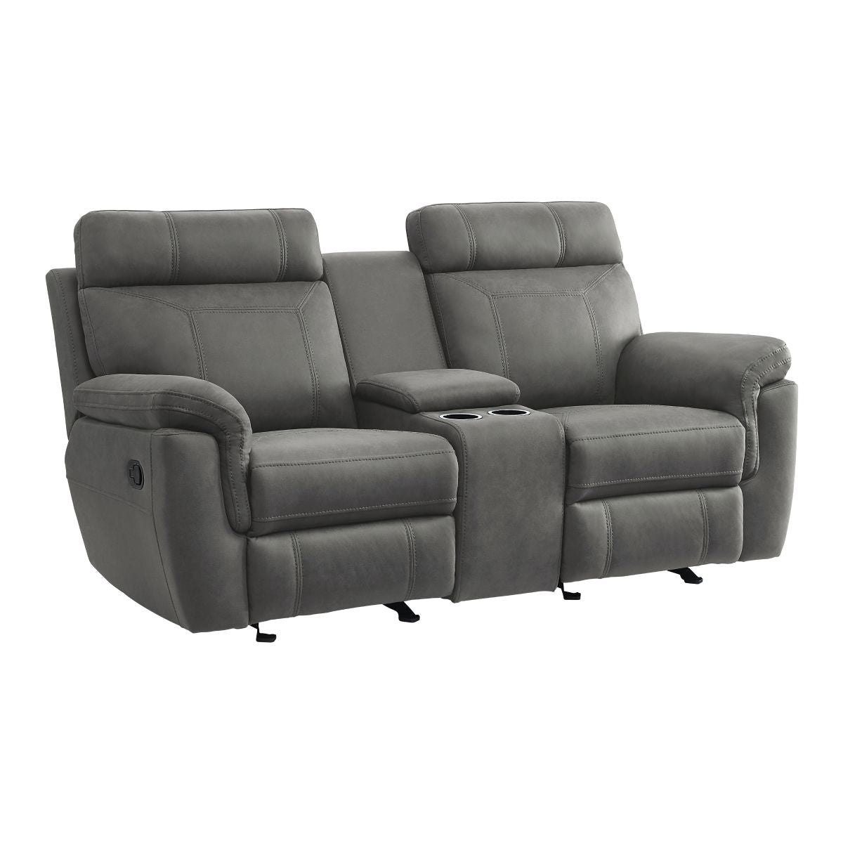 Clifton - Double Glider Reclining Loveseat With Center Console