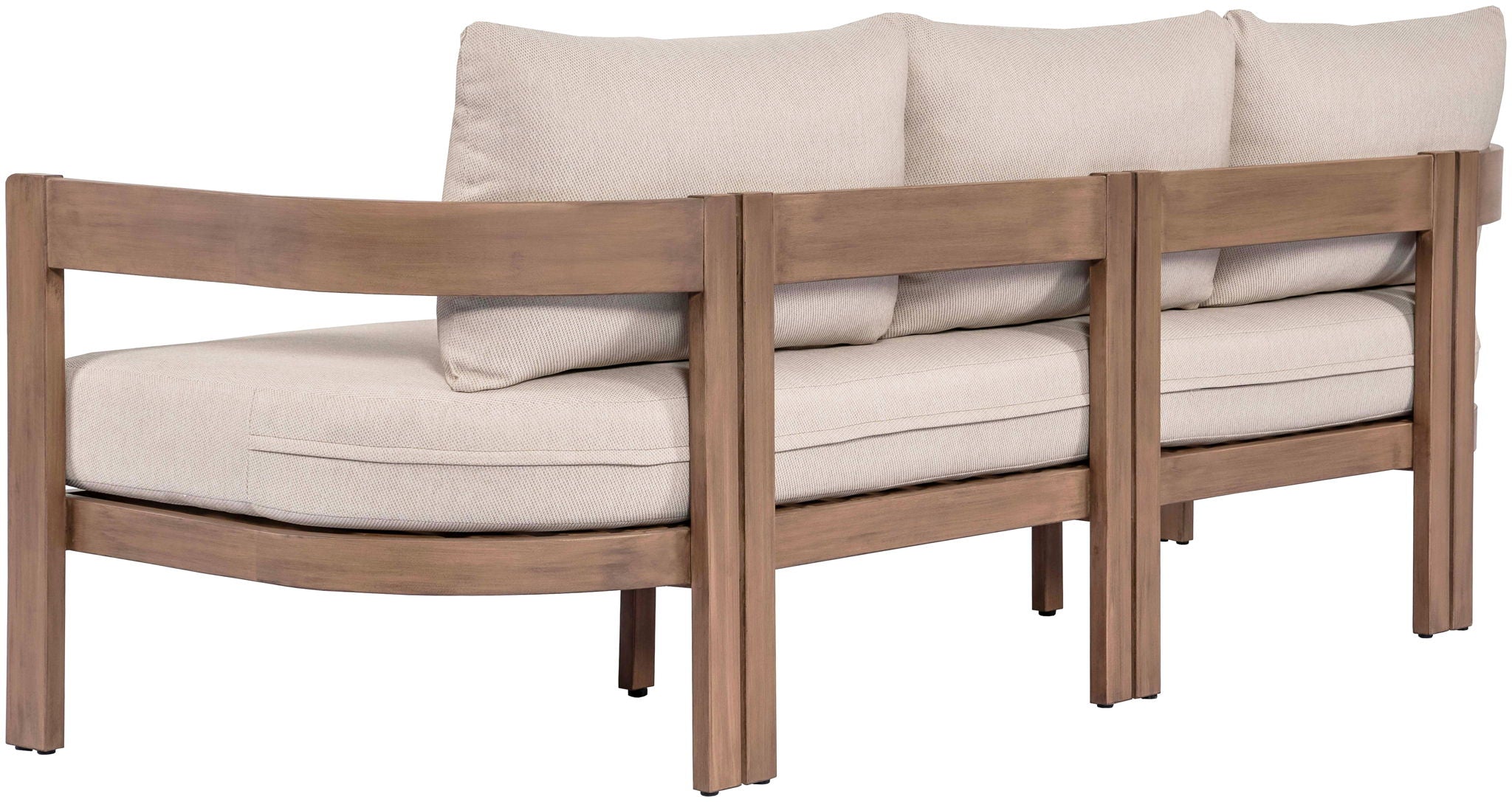 Newport - Water Resistant Fabric 86.75" Upholstered Outdoor Patio Sofa