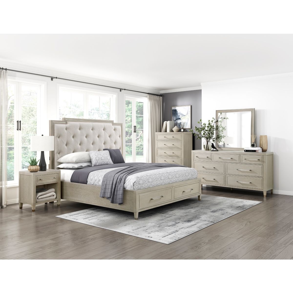 Genoa - Nightstand - Natural