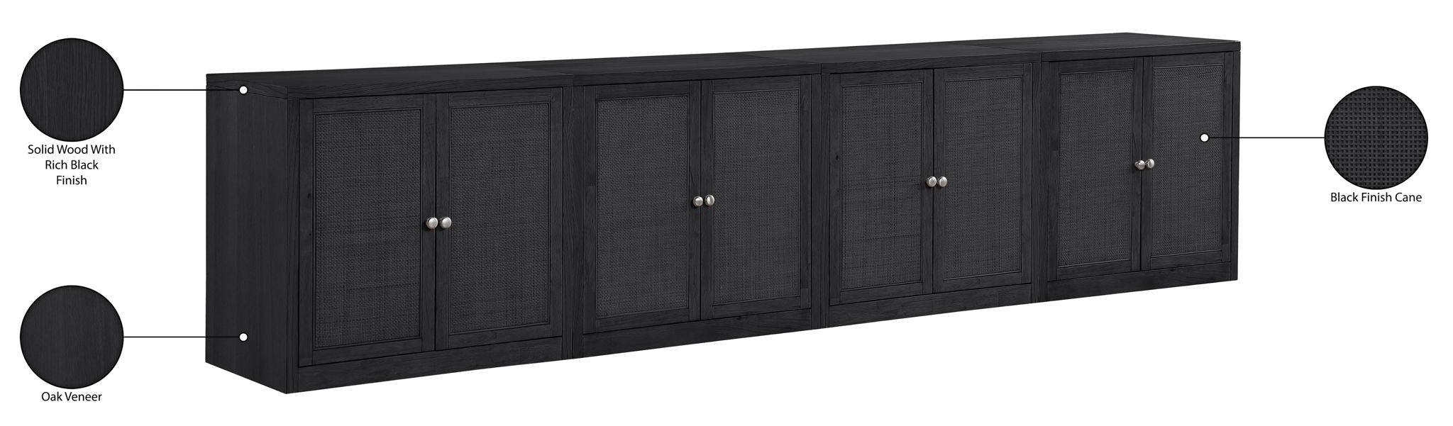 Vero - Solid Wood And Oak Venee Sideboard/Buffet