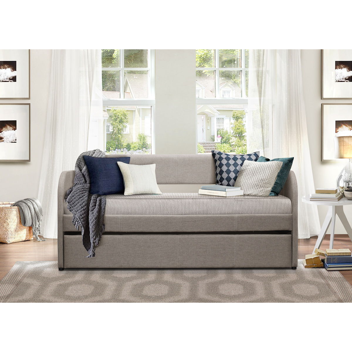 Roland - Daybed With Trundle - Gray