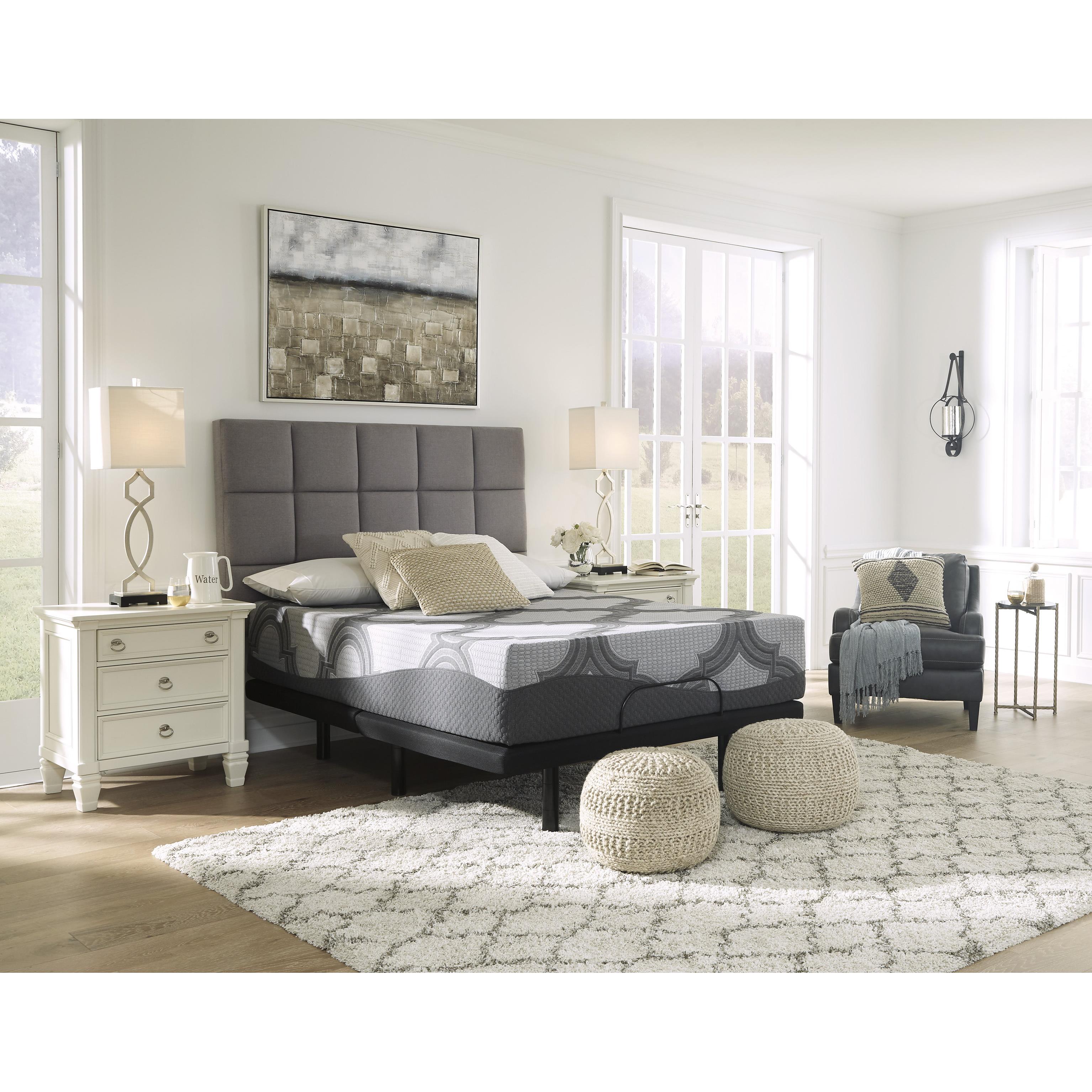 Sierra Sleep 12 Inch Ashley Hybrid M62841 King Mattress IMAGE 10