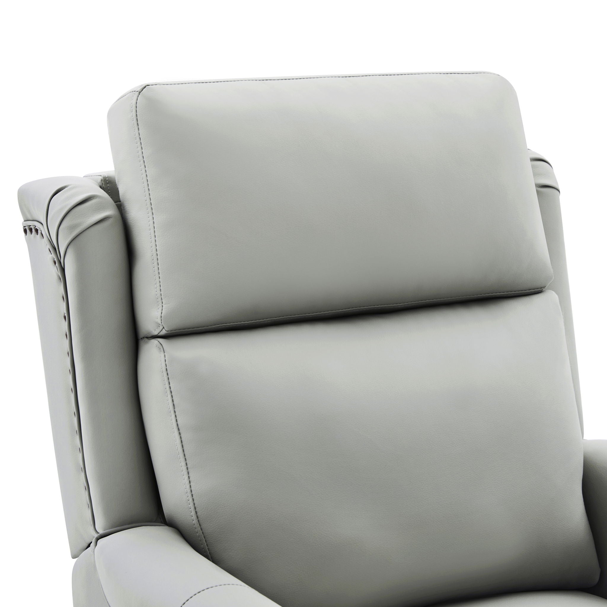 Manual Recliner Swivel Rocking Chair With 8 Point Massage And Heating