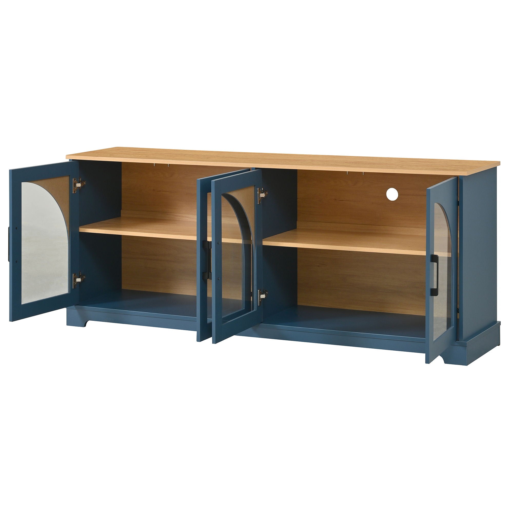 TV Stand With Semi Arched Doors