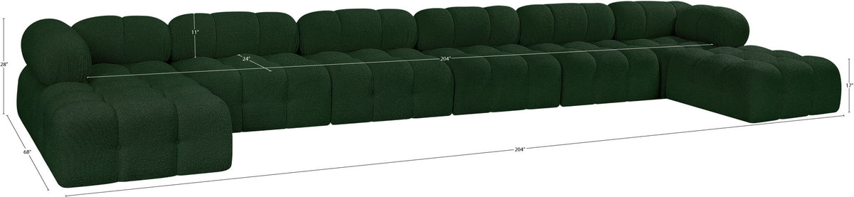 Ames - 8 Piece Fabric Modular Sectional