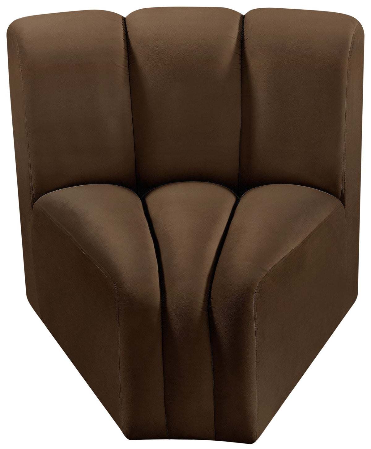 Arc - Velvet Curved Corner Chair