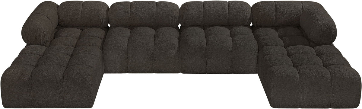 Ames - 6 Piece Fabric Modular U-Shaped Sectional