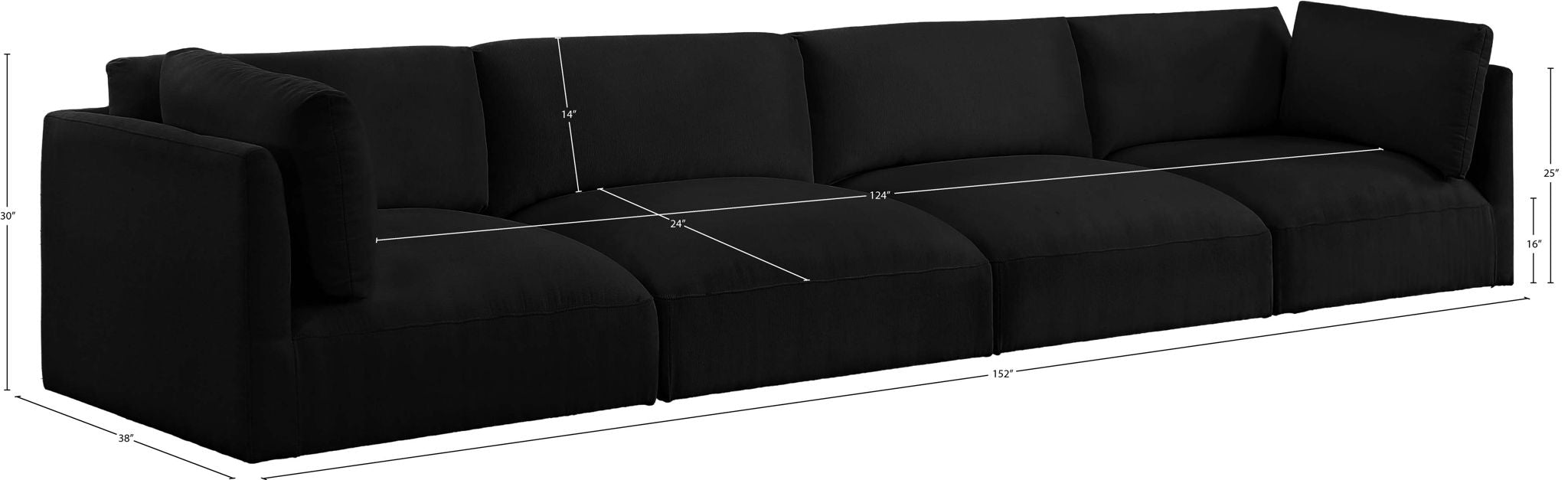 Ease - 4 Seat Modular Sofa