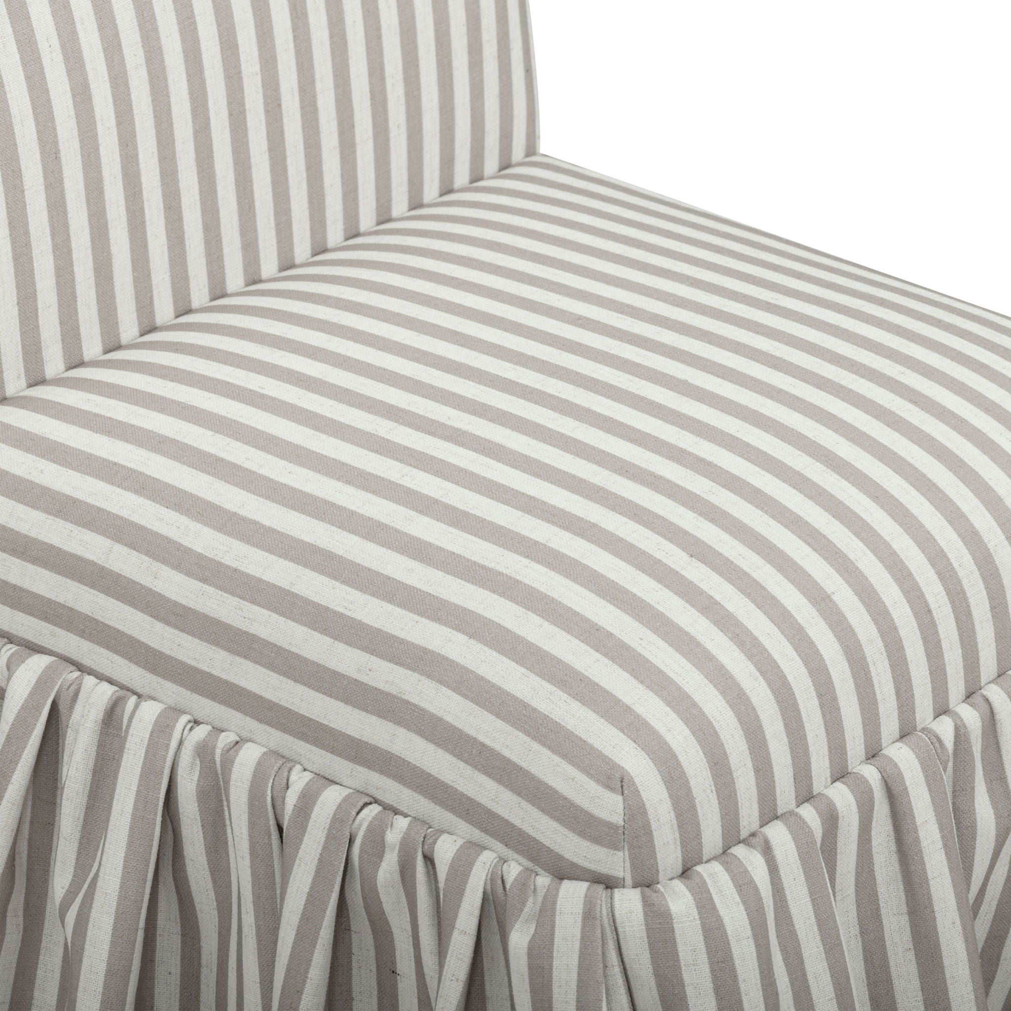 Gertrude - Striped Linen Dining Chair