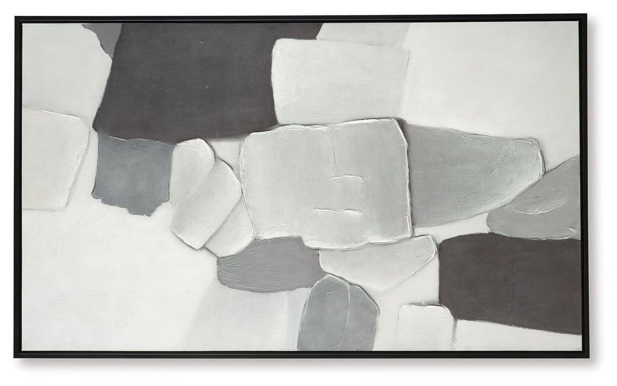 Adilson - Wall Art - White / Gray / Black