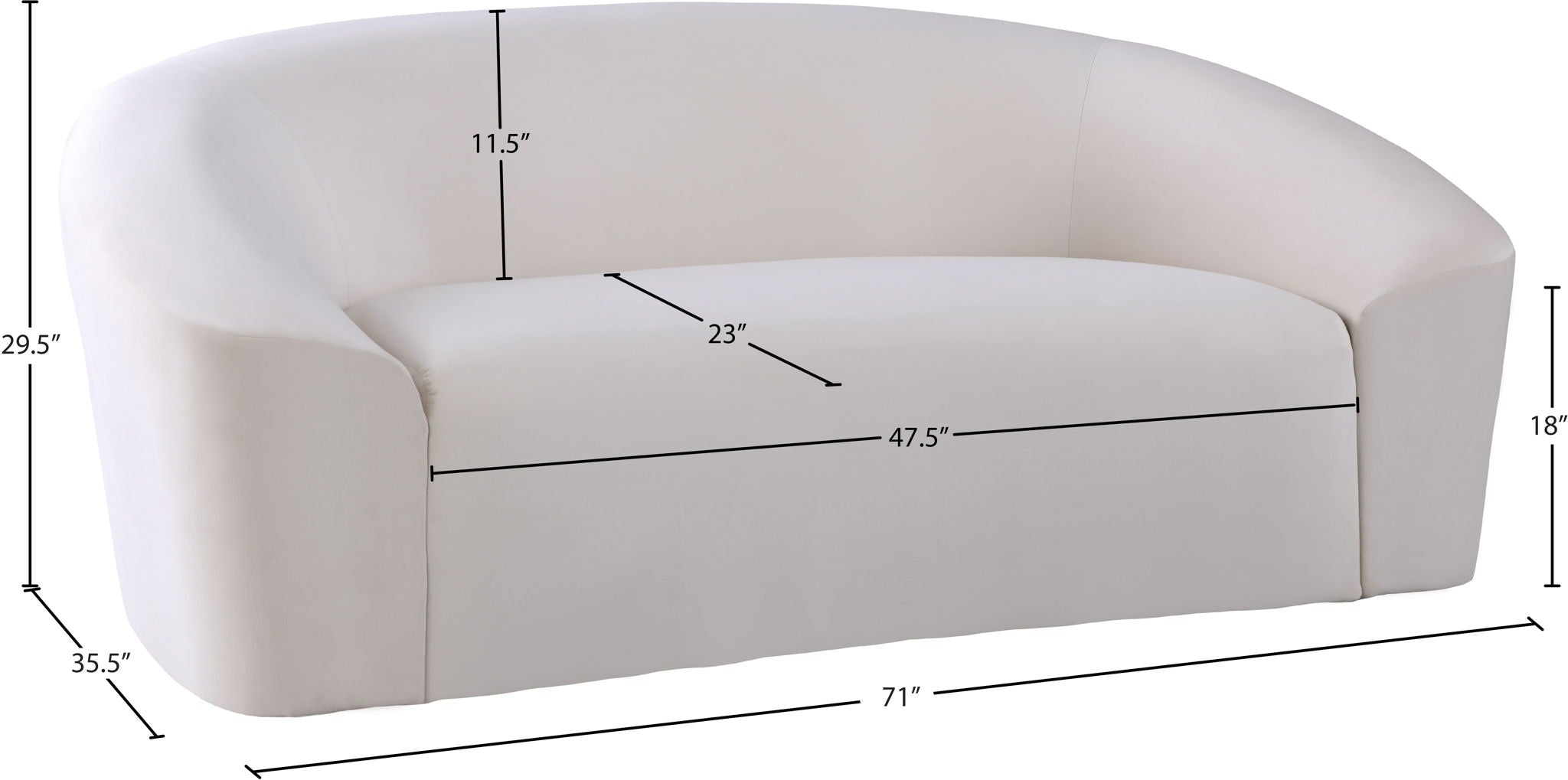 Riley - Loveseat