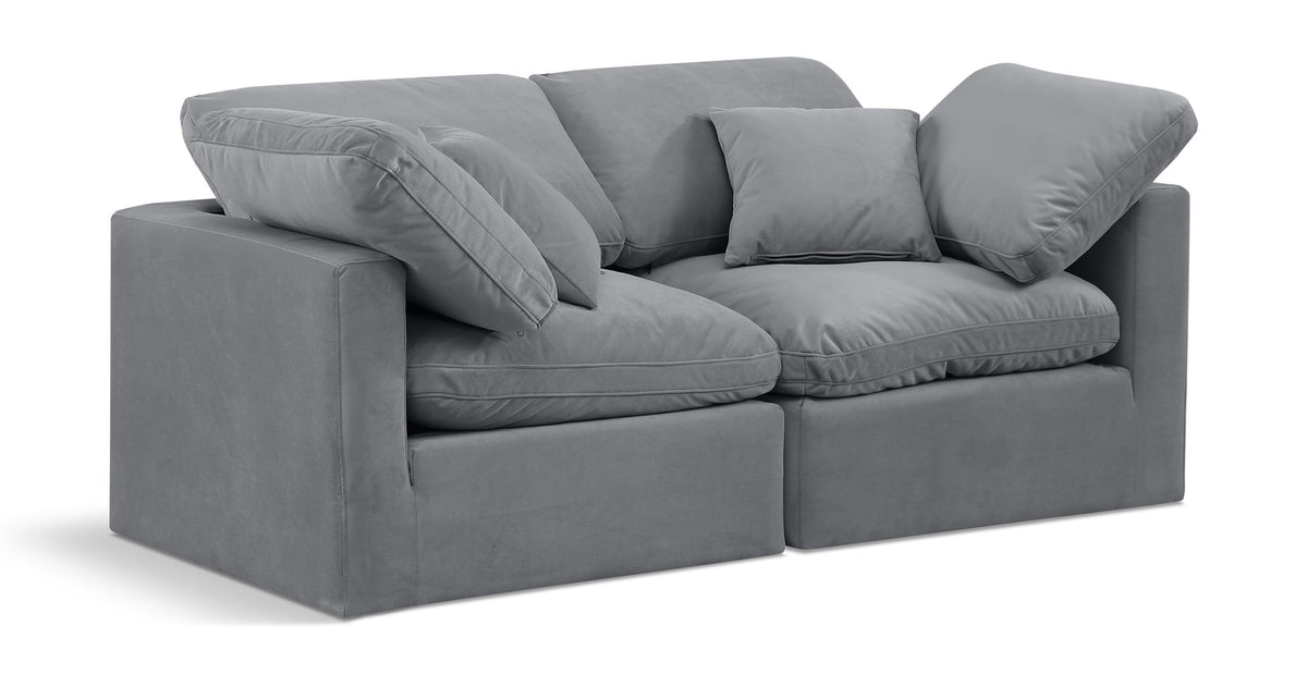 Indulge - Velvet 2 Seat Modular Sofa