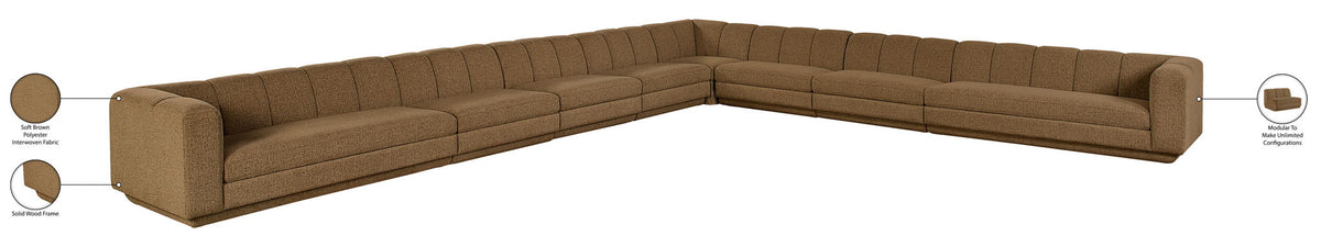 Modari - Sectional - Brown