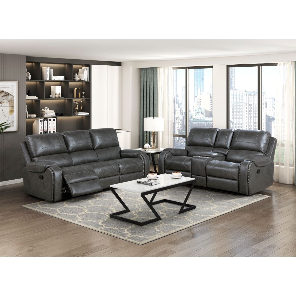 Newnan - Double Reclining Sofa