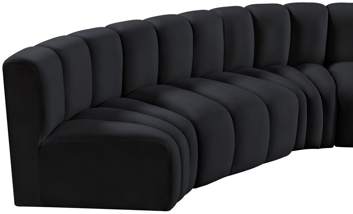 Arc - Velvet 7 Piece Modular Sofa