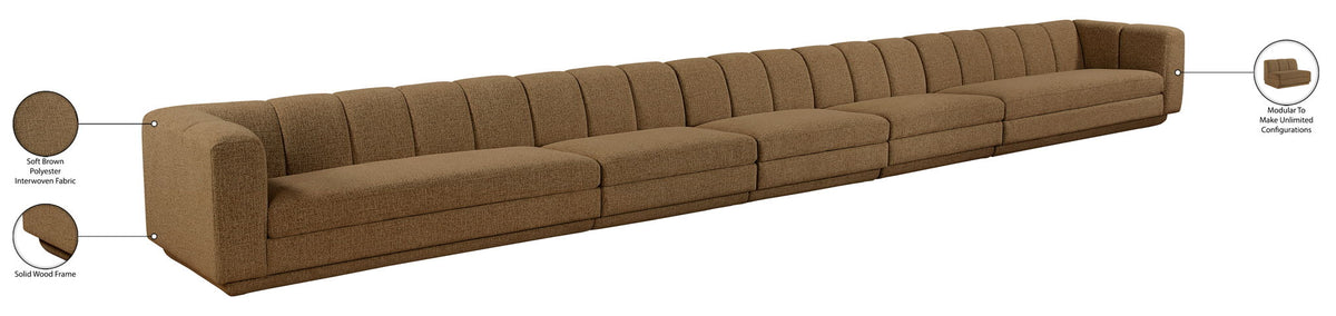 Modari - Sectional - Brown