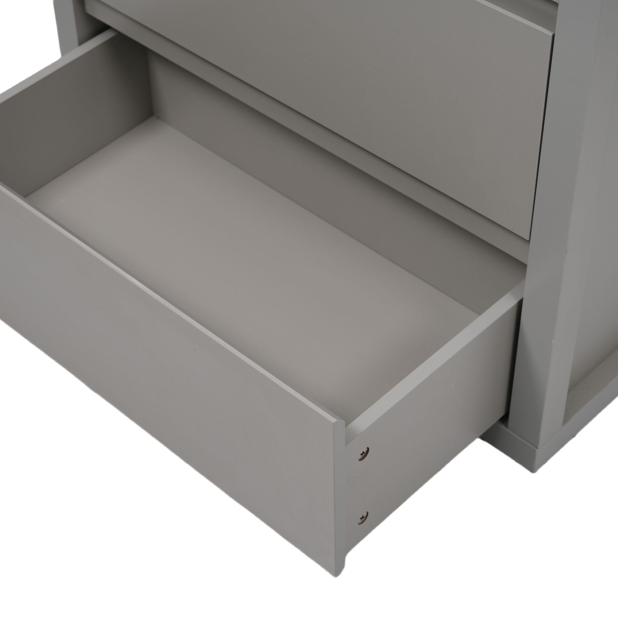 Double Sinks Bathroom Vanity Set With 2 Ceramic Basins