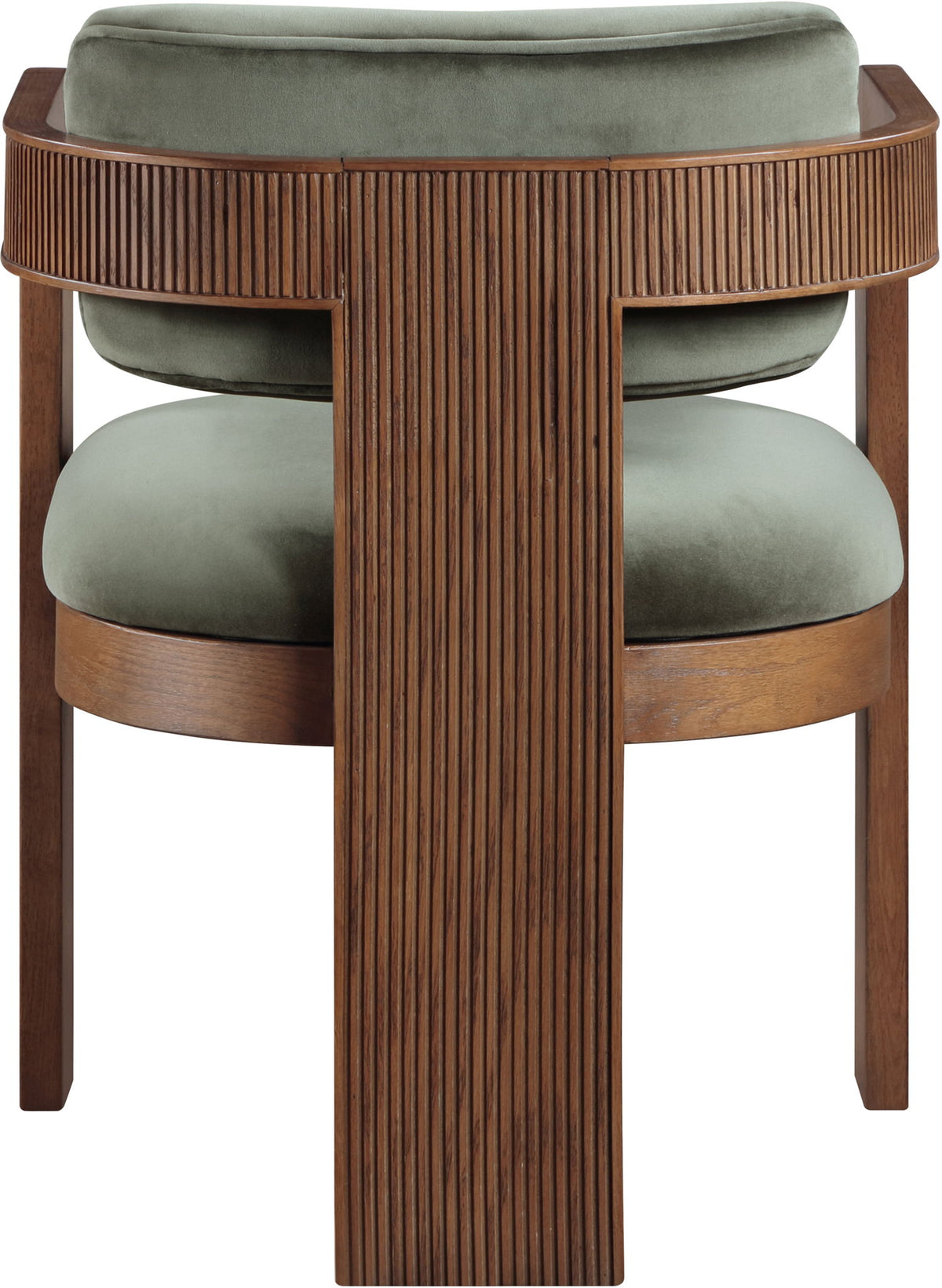 Sacha - Velvet Dining Chair With Brown Base (Set of 2)
